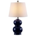 thumbnail image 3 of Safavieh Everlee 22 in. Gourd Ceramic Table Lamp, Navy, 3 of 4