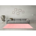 thumbnail image 3 of Ahgly Company Machine Washable Indoor Rectangle Solid Red Modern Area Rugs, 3' x 5', 3 of 4