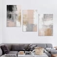 thumbnail image 4 of Nawypu  Canvas wall Art Gold Wall Decor Bedroom Pink Pictures Wall Decoration Artwork Abstract Wall Art large Modern Painting Pictures for Living Room Home Kitchen Office 12''x16''X3 Panels, 4 of 4
