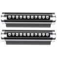 thumbnail image 1 of 2pcs Car Phone Number Plate Rotatable Car Dashboard Parking Plate Accessory, 1 of 8