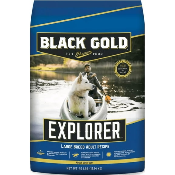 Black Gold Explorer Large Breed Adult 23% Recipe Dry Dog Food, 40lb