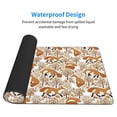 thumbnail image 3 of Xecao Autumn Fox with Brown Plants for Waterproof Mouse Pad - Extended Contour Mouse Mat, Large Gaming Mousepad Laptop Keyboard Mat with Non-Slip Rubber Base, 3 of 8