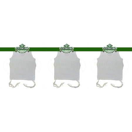 

PerfTzit Undershirt Tzitzis Malchut Size 7 Sefardi Meyuchad - 3 Pack