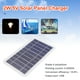 thumbnail image 5 of Panel Solar Especial 5V 400MA 2W USB Portátil Al Aire Libre Con Cable 50 Cm para Cargadores Teléfonos Móviles Celulares, 5 of 9