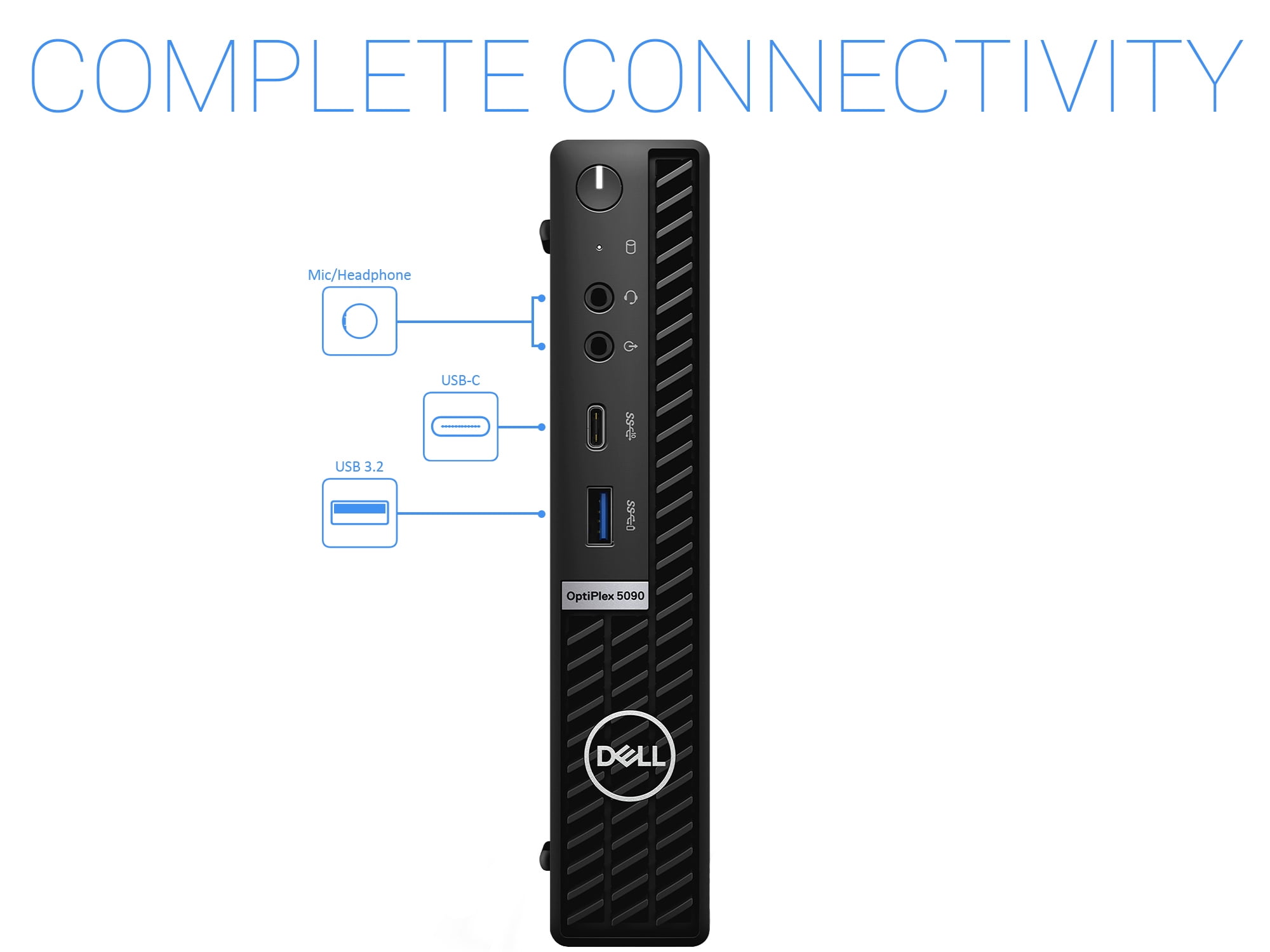 Dell OptiPlex 5090 Mini PC, Intel Core i5-10500T Upto 3.8GHz, 8GB