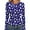 #0371-Dark Blue, variant on Womens Fashion Printing Crew Neck Long Sleeve Slim Fit Compression Underscrubs Tops Daily Outfits