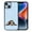 Basset Hound Dog Lying Down Looking Up, variant on WIRESTER Shockproof Soft Rubber Cover Case for Apple iPhone 14 6.1" 2022, English Bulldog Dog Lying Down Looking Up On Aero Blue Background