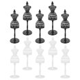 thumbnail image 1 of Doll Dress Rack Miniature Mannequin for Display 10Pcs Assorted Colors, 1 of 4