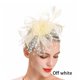 thumbnail image 3 of Sonducket Tocado de boda con flor para el pelo, adorno para el pelo de fiesta Simple europeo, ahorro de espacio, colgante de cabeza con Clip de Ropa, zapatos y accesorios Miscelánea Beige, 3 of 6