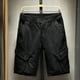 thumbnail image 3 of Pantalones cortos para hombre con cremallera, sueltos, multibolsillos, pantalones de verano, ropa masculina, 3 of 5