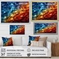thumbnail image 4 of Designart "Rainbow euphony Geometric" Landscapes Floater Framed Wall Decor, 4 of 7