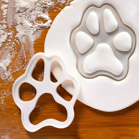 

BueatyH Pastry Mould Pastry Tool Reusable Creative Cat Paw Print Cookie Mould
