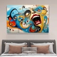thumbnail image 4 of Abstract Style Works Of Art With Exaggerated And Distorted Faces Poster Decorative Painting Canvas Wall Art Living Room Posters Bedroom Painting,Frame-style,24x36inch(60x90cm), 4 of 8