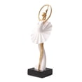 thumbnail image 4 of Estatuilla de Bailarina de Resina BLESIY Escultura de Ballet Decoración de Gabinete Estilo C, 4 of 8