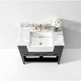 thumbnail image 6 of Ancerre Designs Hayley 36" Farmhouse Wood Bathroom Vanity Set in Black Onyx, 6 of 18