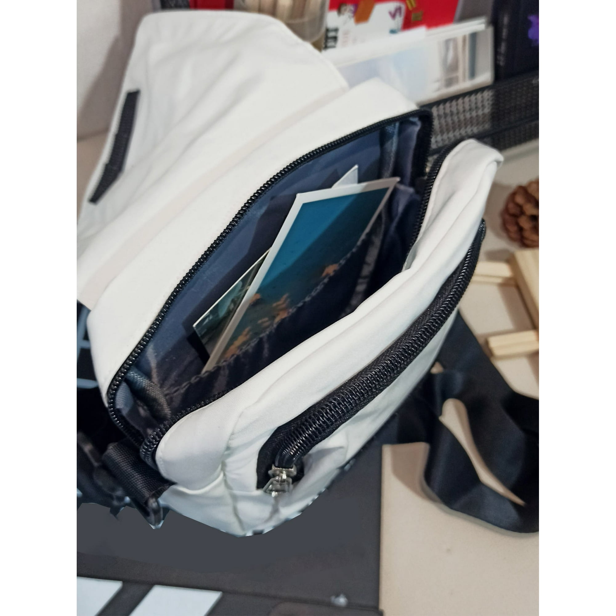 High School Students University Multifunctional Sling Bag Shoulder Bag Casual Bag Mini Men Letter Graphic Crossbody Bag With Bag Charm Handbag