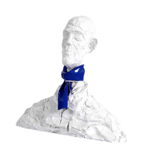 Estatua de resina de decoración de escritorio de adornos de figura de carácter para sala de estar de escritorio