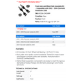thumbnail image 2 of Front Axle and Wheel Hub Assembly Kit - Compatible with 2002 - 2006 Chevy Avalanche 2500 2003 2004 2005, 2 of 2