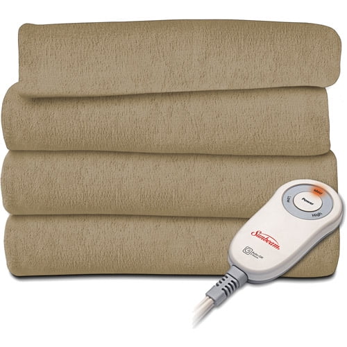 sunbeam heated blanket keeps blinking