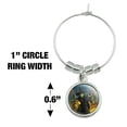 thumbnail image 4 of Wizard of Oz Wicked Witch Character Wine Glass Charm Drink Marker, 4 of 5