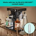 BLACK+DECKER bev by BLACK+DECKER Cocktail Maker Glass Liquor Dispenser