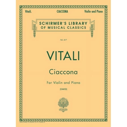 Ciaccona (Tomaso Antonio Vitali) (Sheet Music/Songbook)