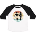 thumbnail image 3 of Inktastic Surfing Retro Sunset for Surfer Boys or Girls Toddler T-Shirt, 3 of 5