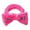 Hot Pink, variant on UJNDER Letter OMG Hair Tie Bow Face Wash Makeup Headband Accessories for Women Hair Accessories Yellow