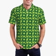 thumbnail image 3 of Balery Tennis Balls Printed Men’s Short Sleeve Polo Shirt, Midweight Men's Shirt,Golf Polo shirts -3X-Large, 3 of 9