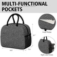 thumbnail image 6 of Womens Black Leopard Print Lunch Box for Work,Insulated Lunch Bag for Women,Loncheras Para Mujer,Leakproof Adult Lunch Bag for Work,Beach,Travel,Picnic,Camping, 6 of 7