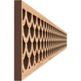thumbnail image 3 of Ekena Millwork 46 3/8"W x 4"H x 3/8"T Hudson Fretwork Moulding, Hickory, 3 of 13