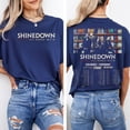 thumbnail image 2 of Shinedown 2026 World Tour All Across T-shirt Sizes S-5XL, 2 of 5