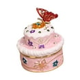 thumbnail image 5 of Dualoai Cake Figurine Ornament Decorative with Lid Jewelry Box for Necklace Daughter Pink, 5 of 9