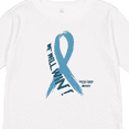 thumbnail image 4 of Inktastic We Will Win Against Prostate Cancer Ribbon Boys or Girls Long Sleeve Toddler T-Shirt, 4 of 5