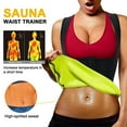 thumbnail image 5 of Lilvigor Waist Trainer Corset Hot Neoprene Sweat Vest Weight Loss Body Shaper Workout Tank Tops Women, 5 of 6