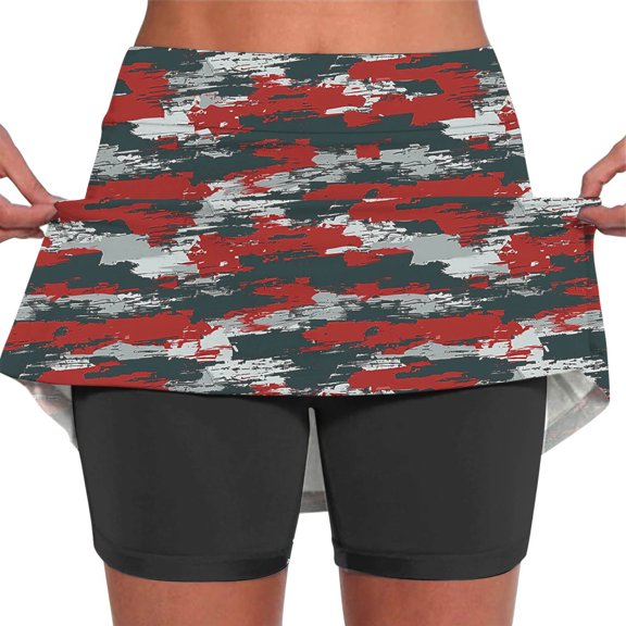 Tmtolofot summer shorts for womens casual ladies basic shorts for women Biker camo comfy knickers Athletic Running Athletic skorts