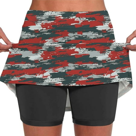 Dihao Womens Athletic Shorts 2024 Plus Size Summer Shorts High Waisted Biker Shorts for Women-5  Tummy Control Fitness Athletic Workout Running Yoga Gym Shorts Double Layer Breathability