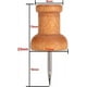 thumbnail image 3 of Wood Push Pins 100pcs Drawing Pins-Cork Notice Board Thumb Tacks Wooden Map Pins-Push Pin-Board Pin-Notice Board Pin-Drawing Board Pins-Cork Board Pin, 3 of 5