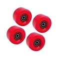 thumbnail image 2 of fastboy High-performance PU Wear-Resistant Inline Skate Wheel 58mm 82A Replacement Red 58x58x32mm 1Set, 2 of 6