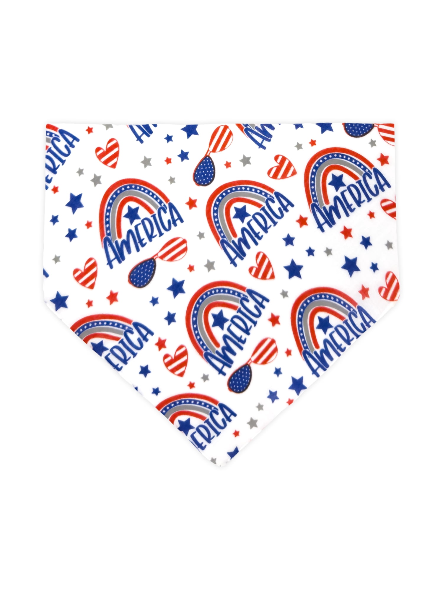 Fourth of July Women’s Americana Bandana from Way to Celebrate, One Size, White/Multi