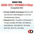thumbnail image 2 of Captain O-Ring  35505-1275 / SPX1580Z1 O-Ring for Pentair Sta-Rite Multiport and Hayward Powerflo Pumps 2 Pack, 2 of 6