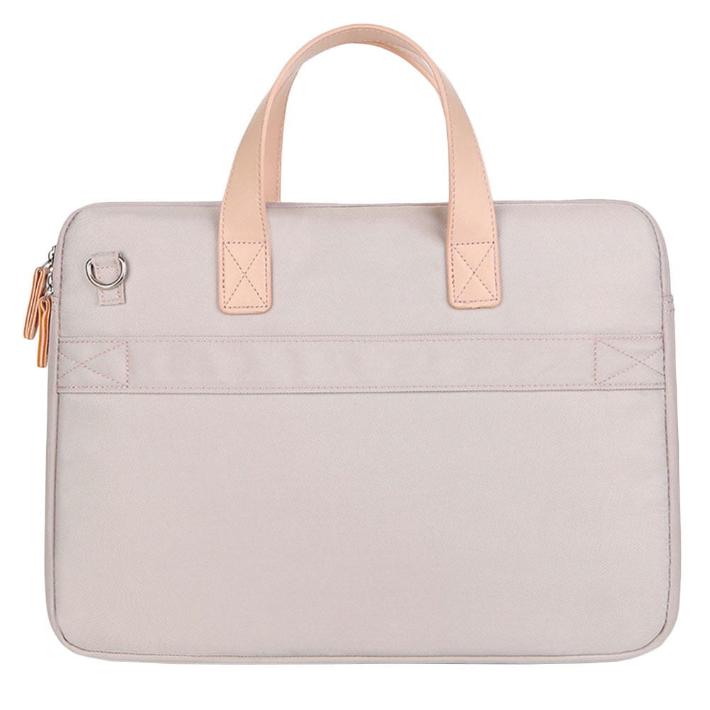 SOPOTUTU 1Pc Business Laptop Sleeve Bag Beige Lightweight Portable for Office and Travel