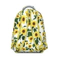 thumbnail image 3 of "Wildflower and Sunflower Design College Backpack - Cute Floral Print School Bag for Women, Durable Bookbag with 15.6 Inch Laptop Pocket", 3 of 6