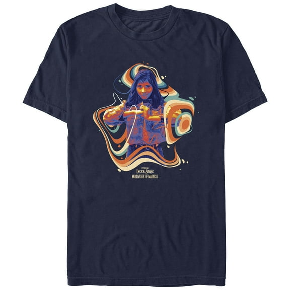 Men's Marvel Doctor Strange in the Multiverse of Madness Groovy Chavez Graphic Tee Navy Blue X Large