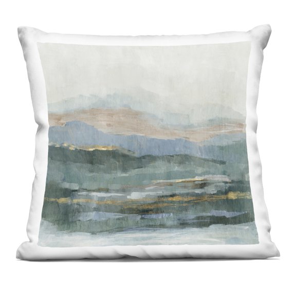 Stupell Industries - Seaside Summits Landscape Throw Pillow 18" x 18" by Jacob Q
