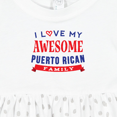 thumbnail image 4 of Inktastic Puerto Rico Love My Puerto Rican Family Girls Baby Dress, 4 of 5