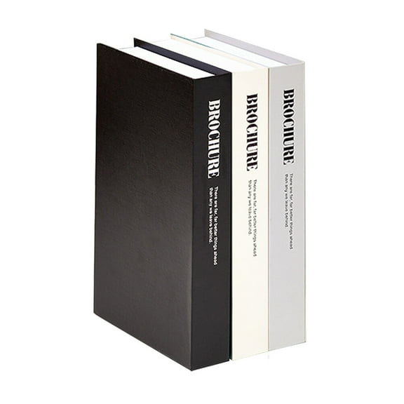 OUNONA 3Pcs Fake Books for Bookshelf Decoration Paper Decorative Books for Home Office
