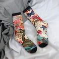 thumbnail image 5 of KLL Butterflies And Flowers Painting Print Cool Socks Men's Women's Crew Socks Funny Crazy Novelty Stockings, 5 of 6