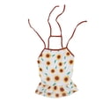 thumbnail image 1 of Dnzceghtig Falda con tirantes para mascotas, estampado de girasol, transpirable y cómodo, vestido para perros pequeños y medianos, perros y gatos, 1 of 8