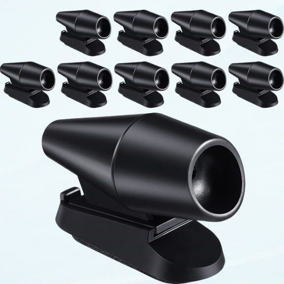 10 Pieces Deer Whistle Saves Collision Avoidance Deer Whistle for Car Deer Warning Devices Animal Alerts for Cars and Motorcycles (Black)